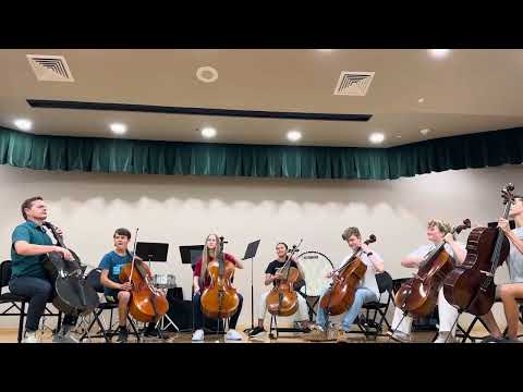 Steve Sharp Nelson (Piano Guys) performing Rockelbel’s Canon in D with LMF Cello ensemble