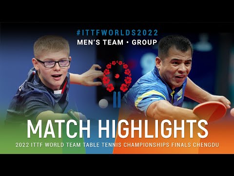 Highlights | Felix Lebrun (FRA) vs Elmurod Kholikov (UZB) | MT Grps | #ITTFWorlds2022