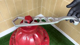 5 Hole Fire Hydrant Wrench
