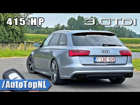 415HP AUDI A6 BiTDI | REVIEW on AUTOBAHN [NO SPEED LIMIT] by AutoTopNL