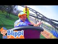 Blippi Visits An Amusement Park And Learns Colors Learning Videos For Kids Education Show