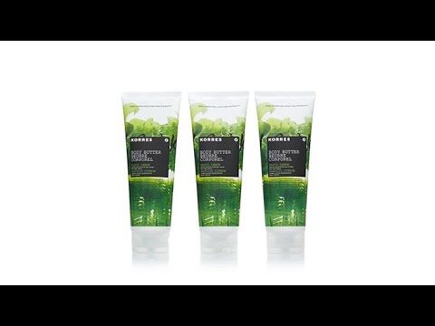 Korres Mega Moisture Body Butter Trio  Basil Lemon