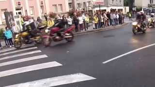 preview picture of video 'Rassemblement Moto le 30 08 2014 vers 20h30 à Saint-Lô'