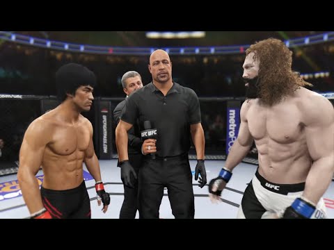 Bruce Lee vs. Otis Driftwood - EA Sports UFC 2 🐲 - Dragon Fights 🐉