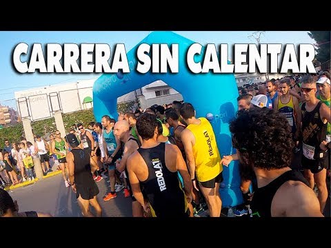 CARRERA SIN CALENTAR 😨.