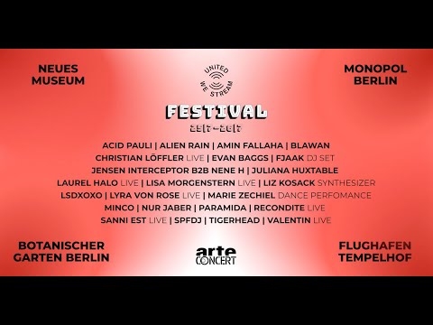 Trailer: United We Stream Festival (Botanischer Garten, Flughafen Tempelhof, Neues Museum, Monopol)
