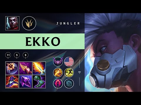 Ekko Jungle vs Kha'Zix - NA Master Patch 25.24