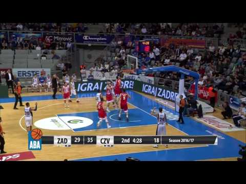 ABA Liga 2016/17 highlights, Round 3: Zadar - Crvena zvezda mts (6.10.2016)