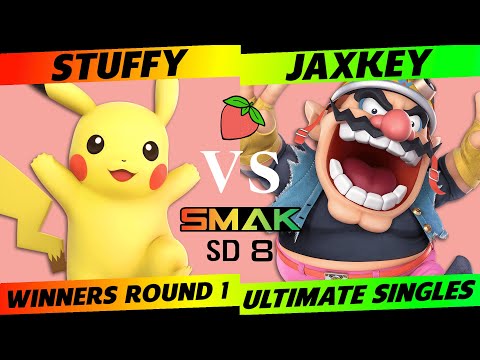 SMAK-SD8 Winners Round 1 - Stuffy (Pikachu) vs. Jaxkey (Wario) - SSBU