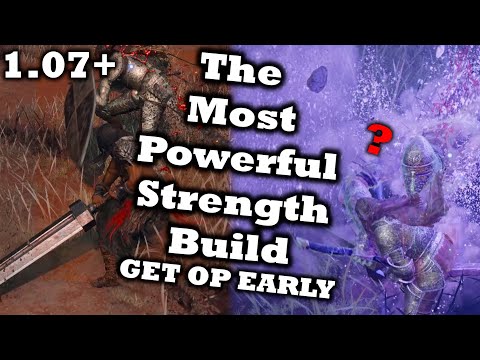 The Most Powerful PURE Strength Build In Elden Ring (Get OP EARLY, NO Gimmick) | Ultimate Hero Guide