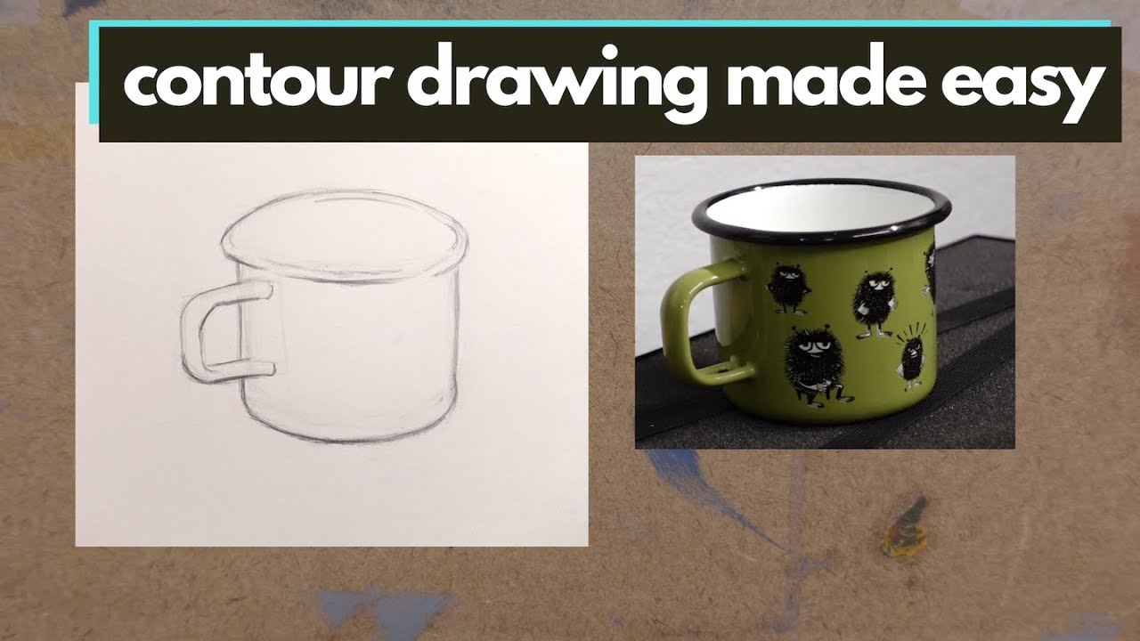 Contour Line Drawing Using Straight Lines