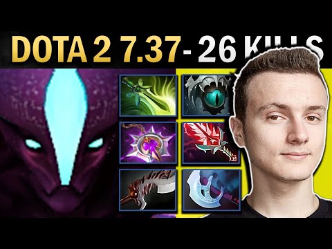 Spectre Gameplay Miracle with 26 Kills and Abyssal - Dota 7.37