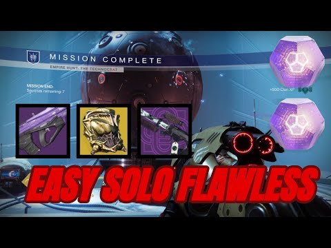 Easy Cheese Hunter: Solo Flawless 1280 Master Empire Hunt The Technocrat (Pinnacle Reward) Destiny 2