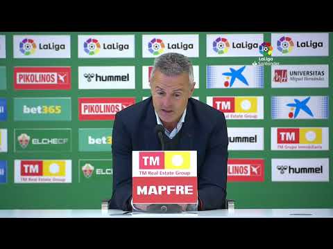 Rueda de prensa Elche CF vs Real Betis