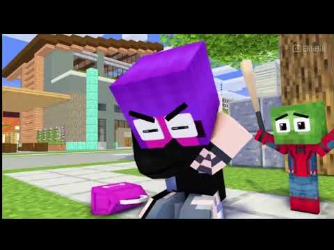 Monster School : Spiderman Becomes Baby Zombie - Minecraft Animation