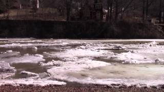 preview picture of video 'The Huntingdon Channel: Stone Creek Spring Thaw'