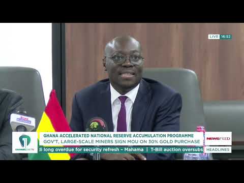 Ghana Mining Companies to Sell 30% of Gold Output Under New Deal