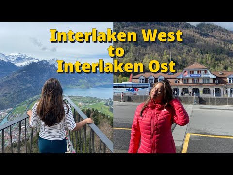 Interlaken West to Interlaken Ost Train Station by Bus | April 2023