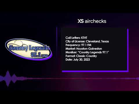 "Country Legends 97.1" KTHT Cleveland, Texas - July 30, 2023