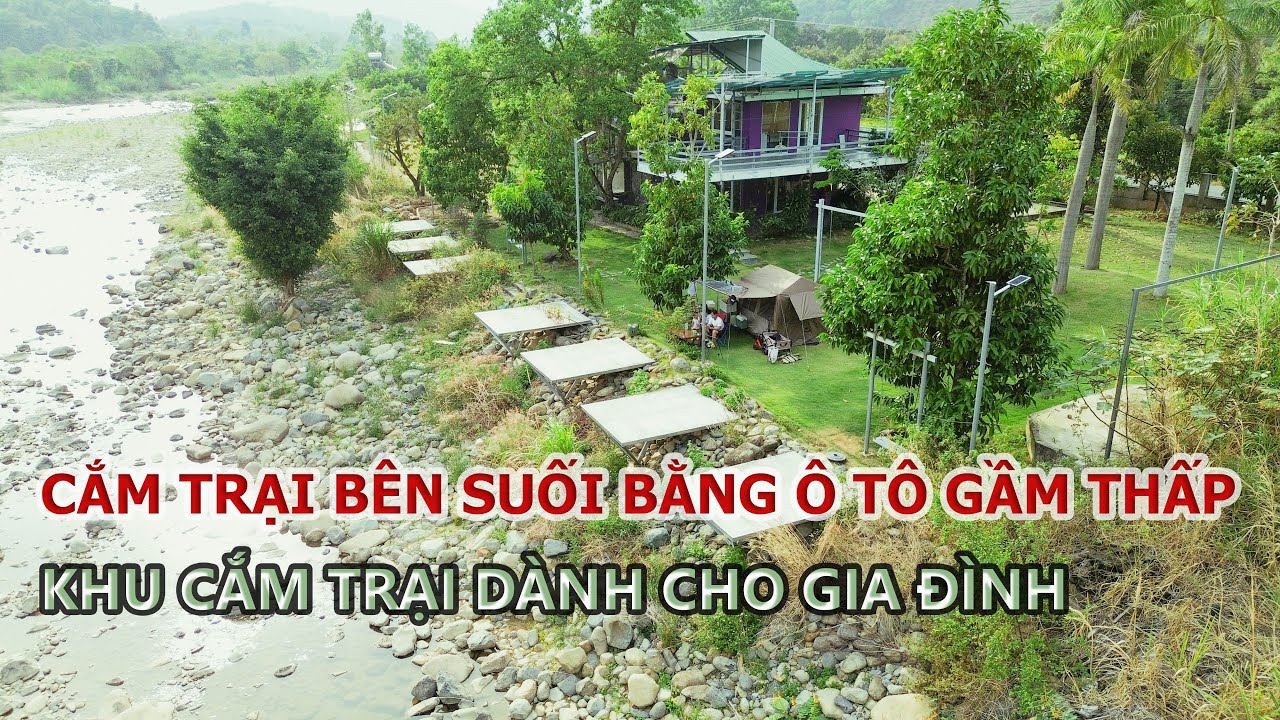DaHuoai Camping | Lam Dong by Vinfast Fadil car | Van De Blue Ta Pua Pass | Family Camping