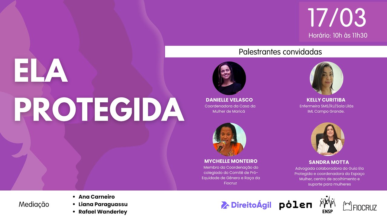 Webinário: Ela Protegida: Inovação e Linguagem Simples na Proteção dos Direitos das Mulheres