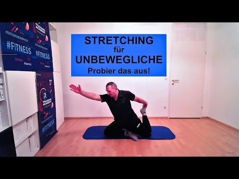 DEHNEN für UNBEWEGLICHE oder ANFÄNGER - probier diese Übungen aus #anfänger #dehnen #stretching