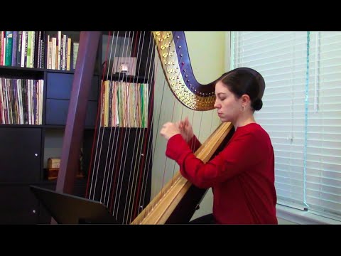 Berceuse by David Watkins, Inspirational Videos for Young Harpists #54