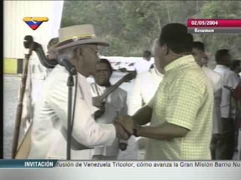 Chávez canta con Eneas Perdomo, Valentín Carucí y Los Copleros del Camino desde Tazón