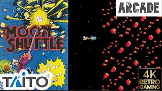 Moon Shuttle Arcade ( Taito 1981 ) 4k Gameplay