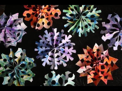 How to Make a 3D Snowflake (EASY Accordion Fold Method)