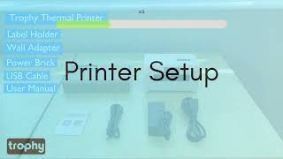 Windows Driver Installation Easy! - Trophy Thermal Printer