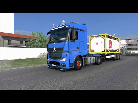 ETS2 1.38 - Euro Truck Simulator 2 - Mercedes Actros MP4 - Promods v2.50 - Craiova to Panciova