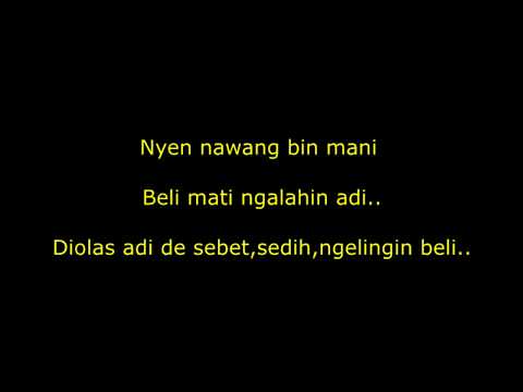 Lirik lagu D'GO Vaspa feat Tika Dewi - Tresne Kanti Mati