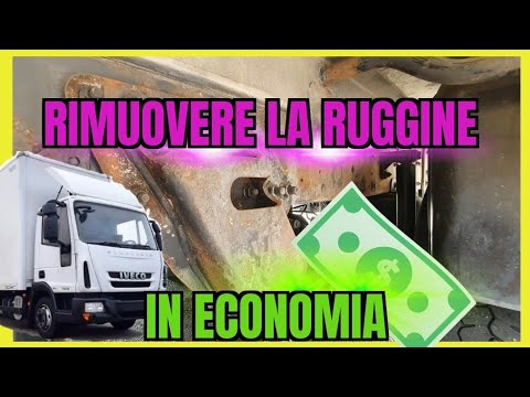 Rimuovere la ruggine in economia e restaurare il telaio del camion. (DIY rust repair cheap)