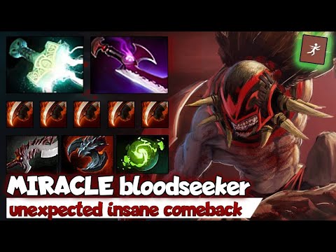 insane comeback MIRACLE Bloodseeker Carry pos1 Highlights 7.37e - Guides, Tips