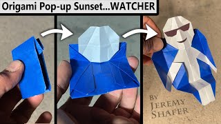 Origami Pop-up 🌞Sunset🌞 😎WATCHER😎