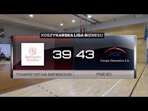 Towarzystwa Biznesowe vs PGE EO - XII kolejka - II Liga Warszawa - Koszykarska Liga Biznesu
