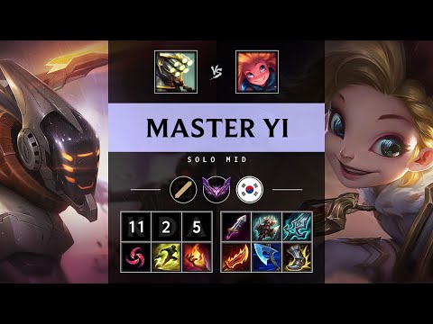 Master Yi Mid vs Zoe - KR Master Patch 25.12