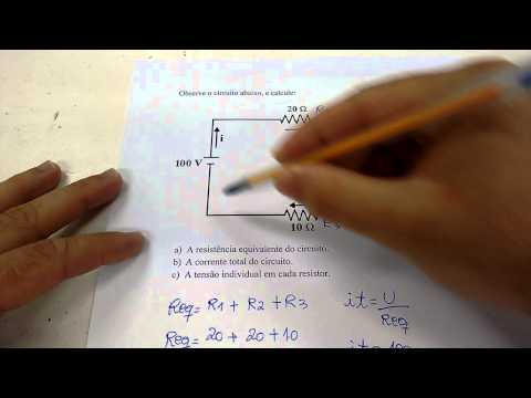 Association of resistors in series.