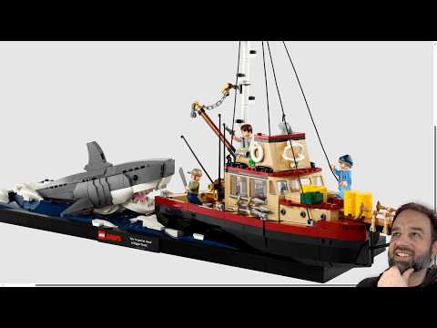 LEGO Ideas Jaws set 21350 reveal & my thoughts! Looks exceptionally well-done