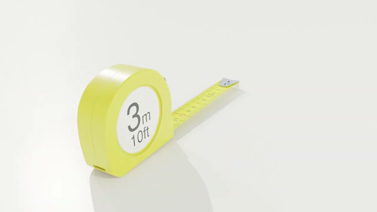 Metal Tape Measure 3D Model