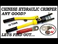 Chinese Hydraulic Crimper with 4/0 Welding Cable Demonstration And Review