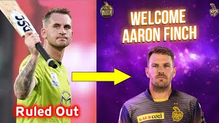 IPL 2022 - AARON FINCH JOINS KKR AS A REPLACEMENT OF ALEX HALES | KKR NEW PLAYER