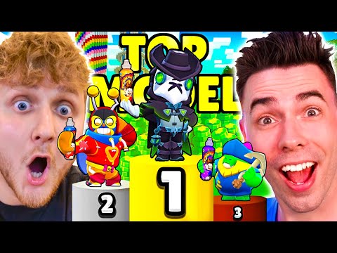 Zrobiłem TOP MODEL edycja ♪ PIJ WOJANKA ♪ w BRAWL STARS! *SKINY z MINECRAFT i KATEGORIE WOJANA*