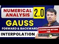 Numerical Analysis 2 0 Gauss Forward Backward Interpolation Formula By GP Sir