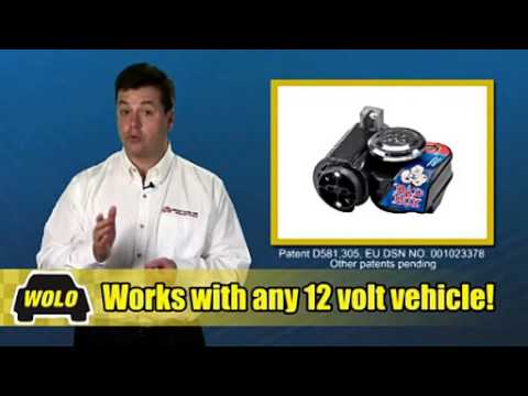 Wolo Bad Boy Chromed Air Horn - Model# 519