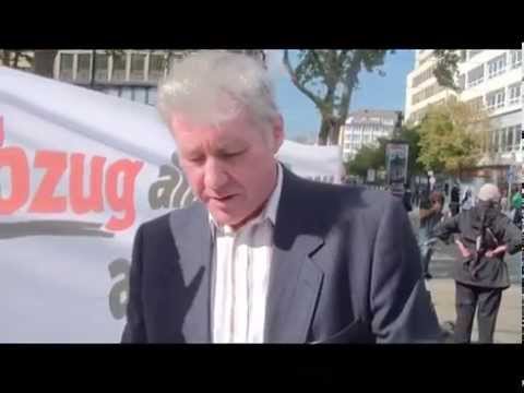 „ARMINIUS-Bund“ Mahnwache in Düsseldorf gegen NATO