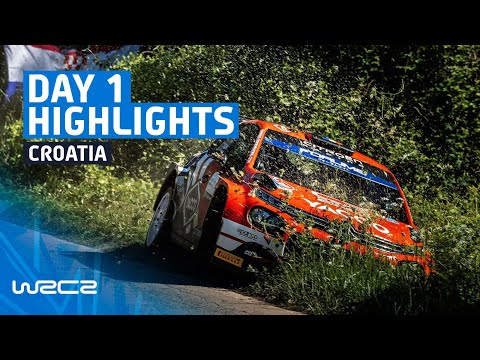 WRC2 2024 ラリー・クロアチア Day1ハイライト動画