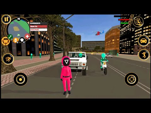 Squid Stickman Rope Hero Rescue Mission Vegas Crime