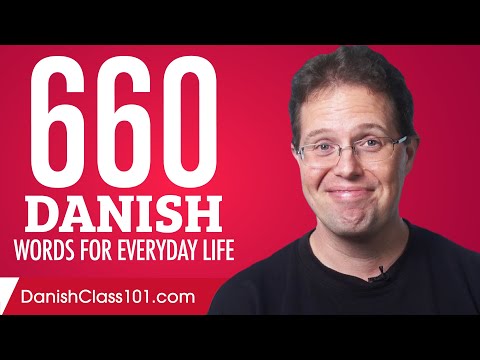 660 Danish Words for Everyday Life - Basic Vocabulary #33